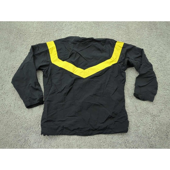 US Army APFU‎ Full Zip Jacket Mens Medium Black Windbreaker Training Workout - Picture 6 of 7